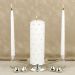 Silver Dot Unity Candle